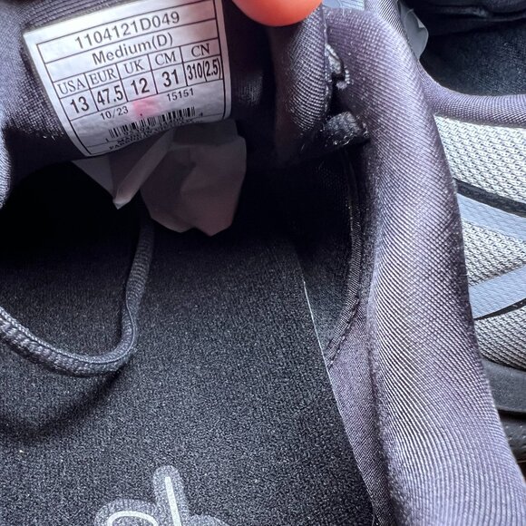 Brooks Trace 3 Grey Ebony men's Size 13 - Picture 7 of 8